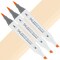 Artfinity Sketch Marker Sets - Set of 3 - Deco Orange YR4-1, Vibrant, Professional, Dye-Based Alcohol Markers for Artists, Drawing, Travel, & More